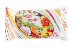 Domix, Влажные освежающие салфетки "Amra" Exotic, 50 шт Igrobeauty