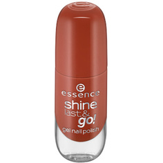 Domix, Лак для ногтей с эффектом геля Shine Last & Go, 8 мл (56 оттенков) №18, карамельный Essence