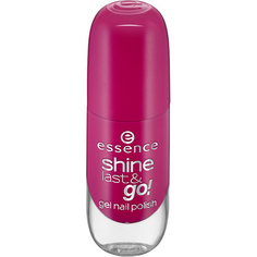 Domix, Лак для ногтей с эффектом геля Shine Last & Go, 8 мл (56 оттенков) №12, малиновый Essence