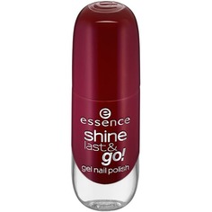 Domix, Лак для ногтей с эффектом геля Shine Last & Go, 8 мл (56 оттенков) №14, бордовый Essence