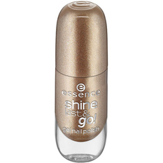 Domix, Лак для ногтей с эффектом геля Shine Last & Go, 8 мл (56 оттенков) №40, золотой Essence