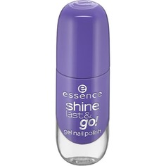Domix, Лак для ногтей с эффектом геля Shine Last & Go, 8 мл (56 оттенков) №45, пурпурный Essence