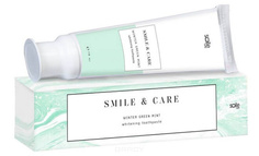 Smile Care, Зубная паста Отбеливающая зимняя мята Winter Green Mint Whitening Toothpaste, 70 мл