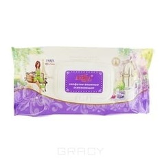 Domix, Салфетки влажные освежающие, Paris Amra travel, 120 шт Igrobeauty