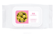 Domix, Daily Fresh Olive Cleansing Tissue Очищающие салфетки для удаления макияжа с оливой, 300 г (60 шт) Холика Холика Holika Holika
