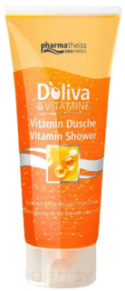 Doliva, Гель для душа с витаминами А,С,Е, 200 мл