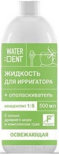 Domix, Концентрат 1:5 Жидкость для ирригатора Фитокомплекс без фтора Waterdent,500 мл Global White