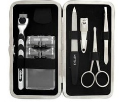 Domix, Маникюрный набор для мужчин MS-504-D (6 предметов) Metzger