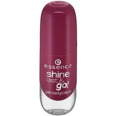 Domix, Лак для ногтей с эффектом геля Shine Last & Go, 8 мл (56 оттенков) №20, пурпурно-красный Essence