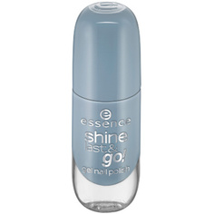 Domix, Лак для ногтей с эффектом геля Shine Last & Go, 8 мл (56 оттенков) №29, серо-голубой Essence
