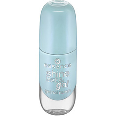 Domix, Лак для ногтей с эффектом геля Shine Last & Go, 8 мл (56 оттенков) №35, голубой Essence