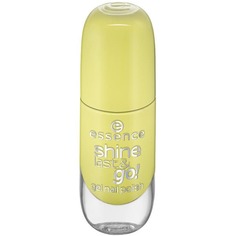 Domix, Лак для ногтей с эффектом геля Shine Last & Go, 8 мл (56 оттенков) №34, лимонный Essence