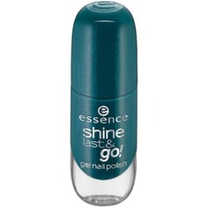 Domix, Лак для ногтей с эффектом геля Shine Last & Go, 8 мл (56 оттенков) №36, сине-зеленый Essence