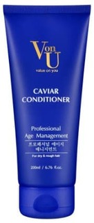Domix, Кондиционер для волос с икрой Caviar Conditioner, 200 мл Von U