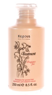 Kapous, Шампунь для жирных волос серии Treatment, 250 мл