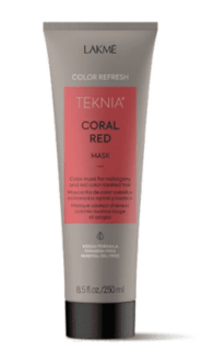 Domix, Маска для обновления цвета красных оттенков волос Teknia Refresh Coral Red Treatment, 250 мл Lakme