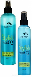 Flor de Man, Hair Care System Двухфазный восстанавливающий спрей для волос Stylish 02 Silky Shining Two-Phase, 255 мл