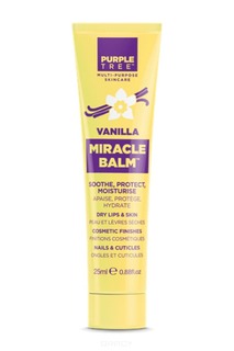 Purple Tree, Бальзам для губ Ваниль Miracle Balm Vanilla Перпл Три, 25 мл