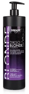 Domix, Шампунь для обработанных, обесцвеченных и мелированных волос Dikso Blonde Shampoo, 1 л Dikson