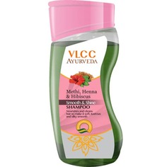 Domix, Шампунь для придания волосам гладкости и блеска Methi, Henna & Hibiscus Smooth & Shine Shampoo, 100 мл Vlcc