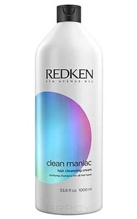 Domix, Очищающий крем для окрашенных волос Hair Cleansing Cream Clean Maniac, 1 л Redken