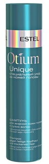 Domix, Otium Unique Шампунь для жирной кожи головы и сухих волос Эстель Purifying Shampoo, 250 мл Estel