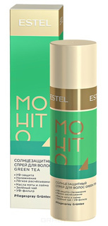 Domix, Mohito Солнцезащитный спрей для волос Зеленый Чай Эстель Green Tea Spray, 100 мл Estel
