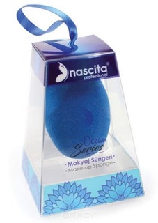 Domix, Спонж для макияжа Make-up Sponge, большой размер, ocean series, (417346) Nachita