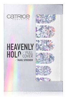 Domix, Наклейки для ногтей Heavenly Holo Full Cover Nail Sticker (01) Catrice