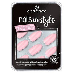 Domix, Накладные ногти на клейкой основе Nails In Style (6 вариантов) №08, розовый Essence