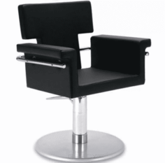 Domix, Парикмахерское кресло Николь гидравлика, диск - хром (34 цвета) Бронза Имидж Мастер