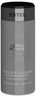 Domix, Alpha Homme Пудра для объема волос Volumenpuder Starker Halt, 8 гр Estel
