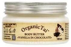 Domix, Крем-масло для тела Body Butter "Vanilla In Chocolate", 100 мл Organic Tai