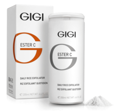 GiGi, Эксфолиант для очищения и шлифовки кожи Ester C Daily Rice Exfoliator, 200 мл
