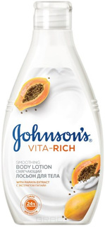 Johnsons, Лосьон для тела с экстрактом папайи смягчающий Vita-Rich, 250 мл Johnson's