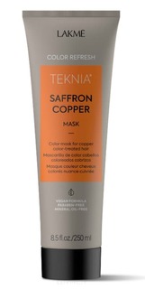 Lakme, Маска для обновления цвета медных оттенков волос Teknia Refresh Saffron Copper Mask, 250 мл