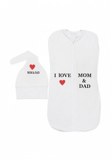 Комплект Роскошь с пеленок I Love Mom & Dad