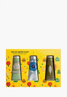 Набор для ухода за телом LOccitane L'Occitane крем для рук "Вербена" 30 мл, крем для рук "Карите" 30 мл, крем для рук Восхитительные ручки "Миндаль" 30 мл