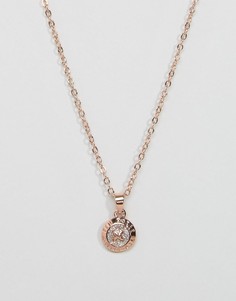 Ожерелье с маленькой подвеской-пуговичкой Ted Baker Elvina-Золотой