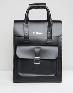 Черный кожаный рюкзак Dr Martens