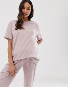 Комбинируемая трикотажная пижамная рубашка ASOS DESIGN Maternity-Розовый
