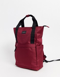 Бордовый рюкзак с ручкой ASOS DESIGN-Красный