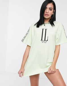 Платье-футболка oversize Il Sarto-Зеленый