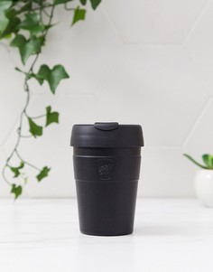 Черная многоразовая термокружка объемом 12 унций KeepCup-Мульти