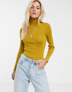 Темно-желтая водолазка Topshop-Желтый