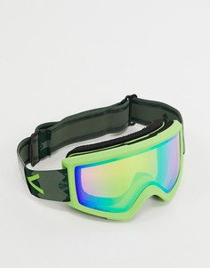 Зеленые горнолыжные очки с запасным стеклом Anon Helix 2 Sonar-Зеленый