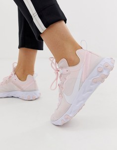 Розовые кроссовки Nike React Element 55-Розовый