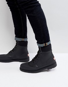 Ботинки на шнуровке Hunter Original Commando-Черный
