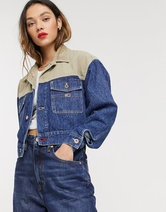 Короткая джинсовая куртка Tommy Jeans-Синий