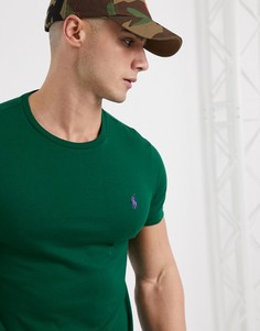 Зеленая футболка с логотипом Polo Ralph Lauren-Зеленый